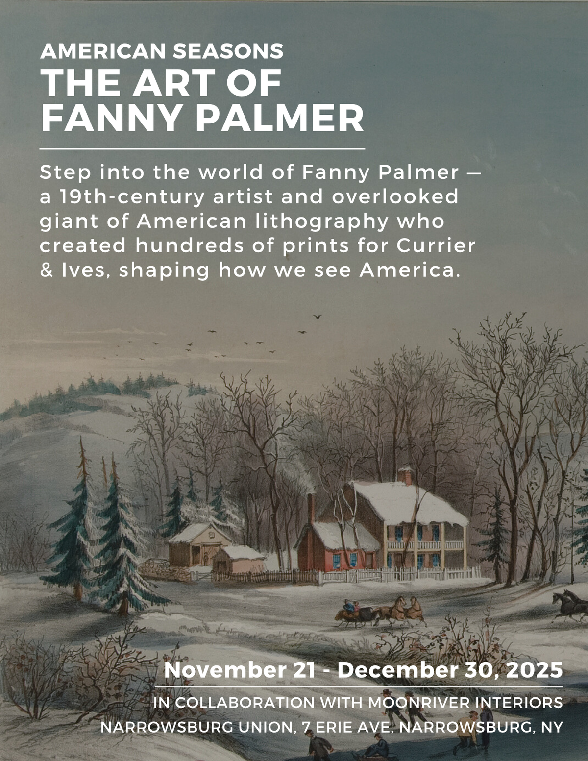 Currier & Ives - Fanny Palmer Art Exhibit