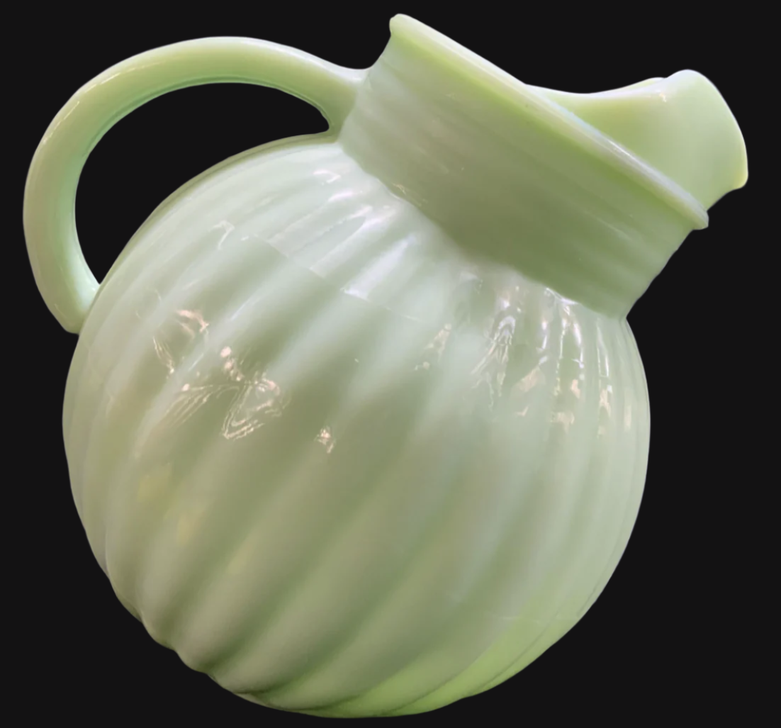 Jadite Milk Glass Pitcher