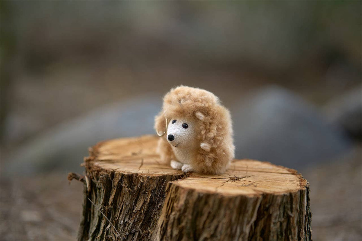 Porcupine Keychain