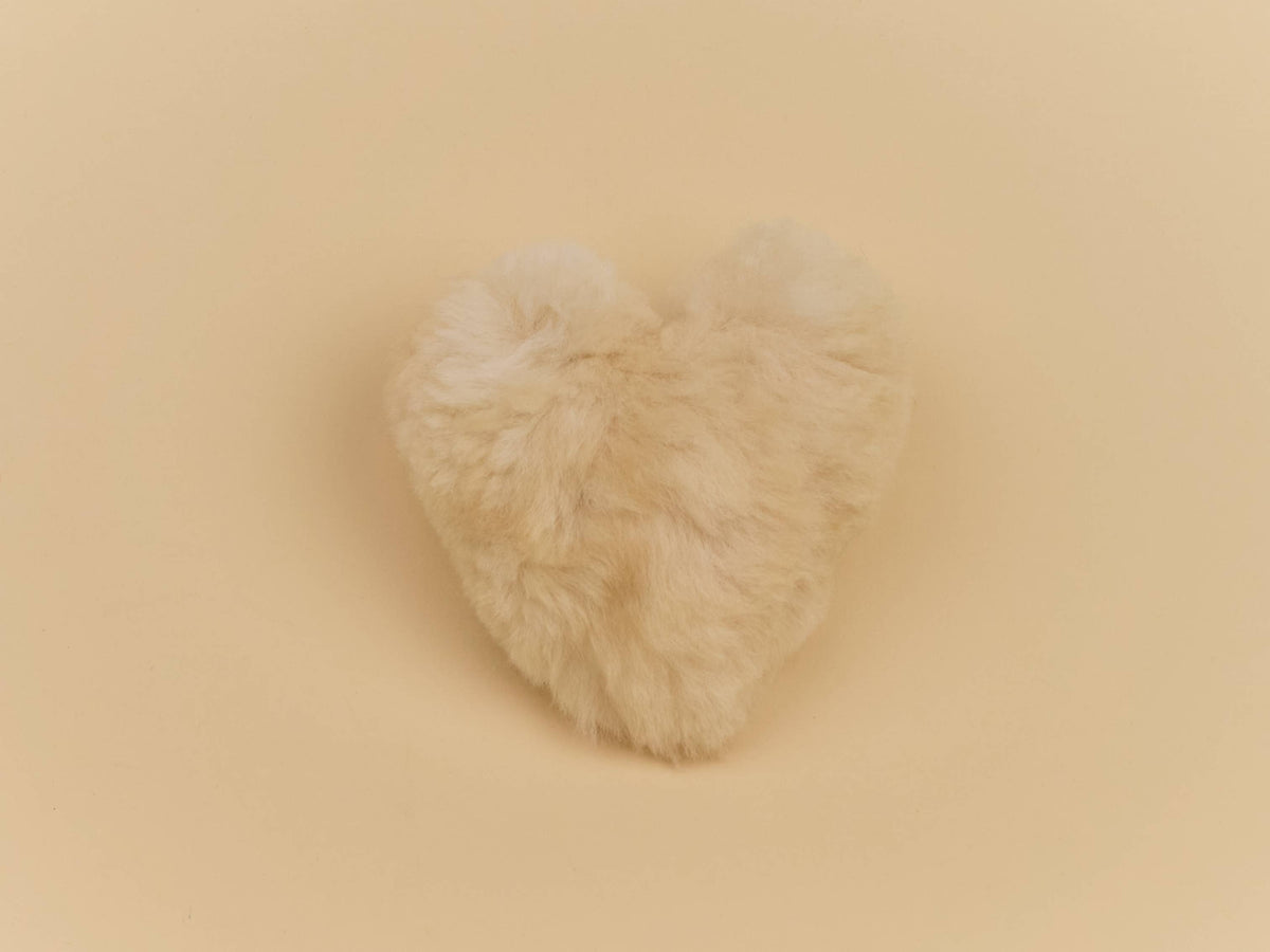 Alpaca Heart Keychain