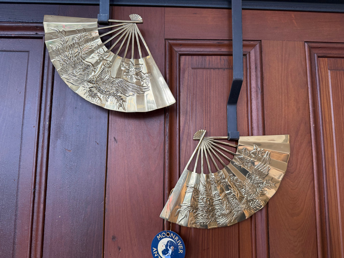 Brass Asian Fans (PAIR)