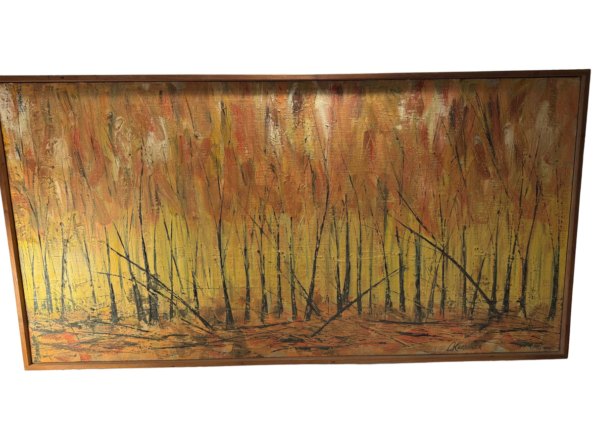 Kerschner Mid Century Modern Landscape Painting