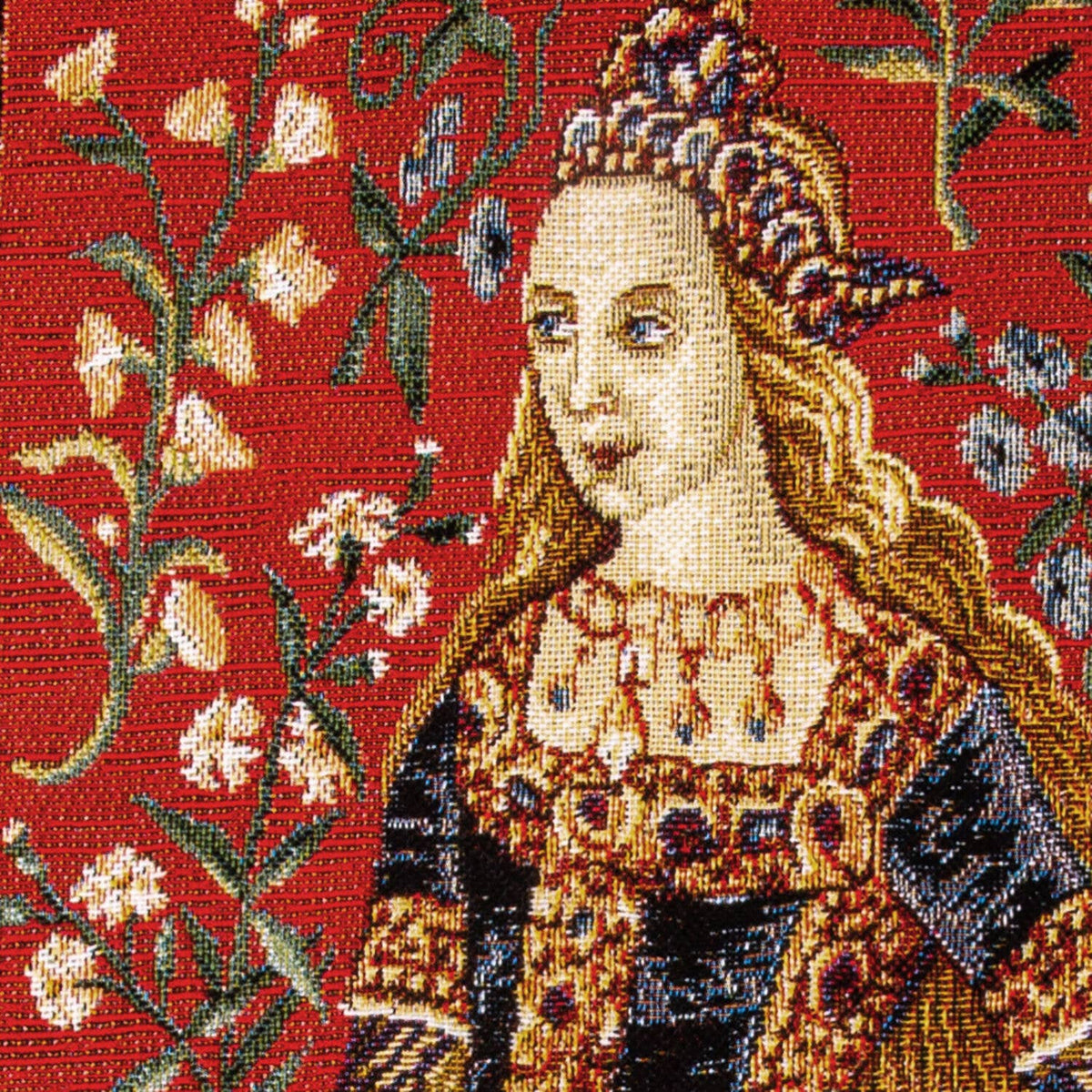 Harmony of Touch Tapestry Pillow