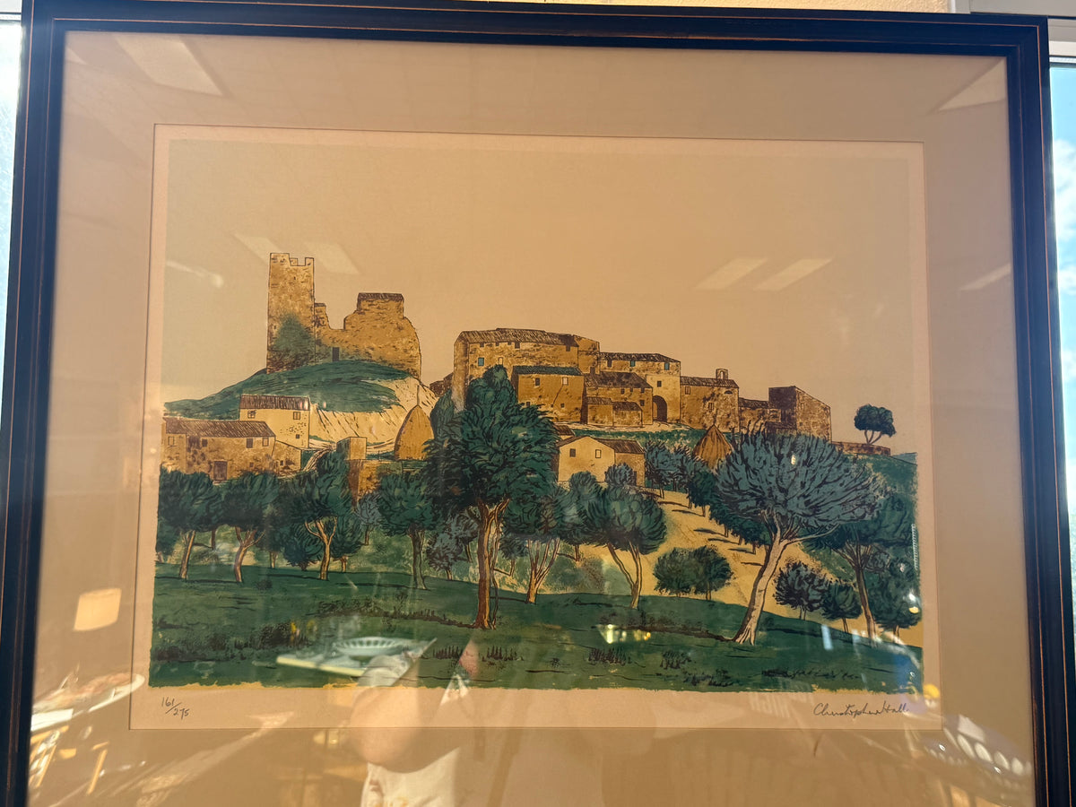 Christopher Hall Signed Artwork