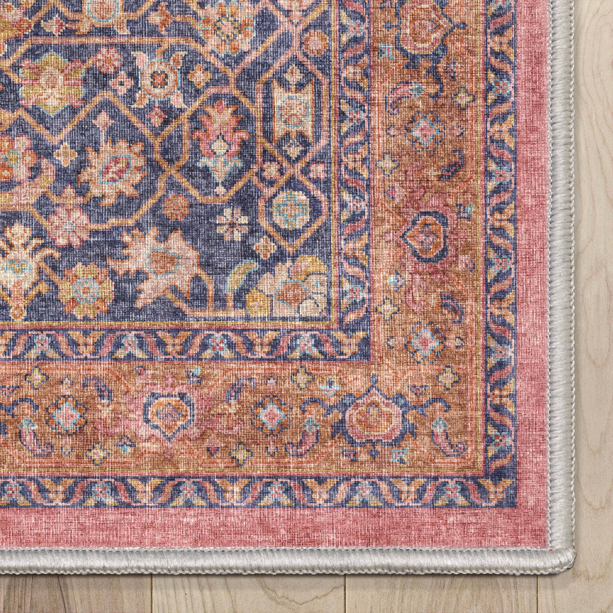 San Marino Botanical Flat-Weave Rug 5'3 x 7'3