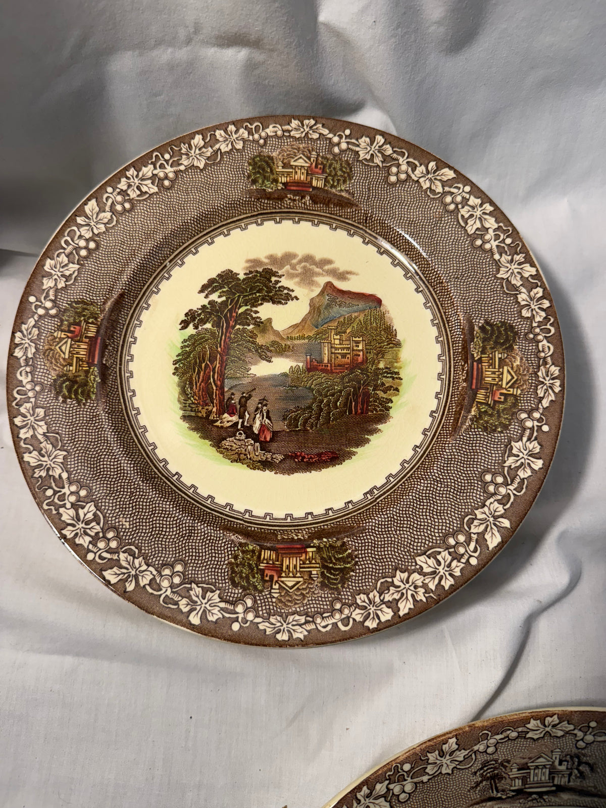 Pair of Jenny Lind Royal Straffordshire 10" Plates