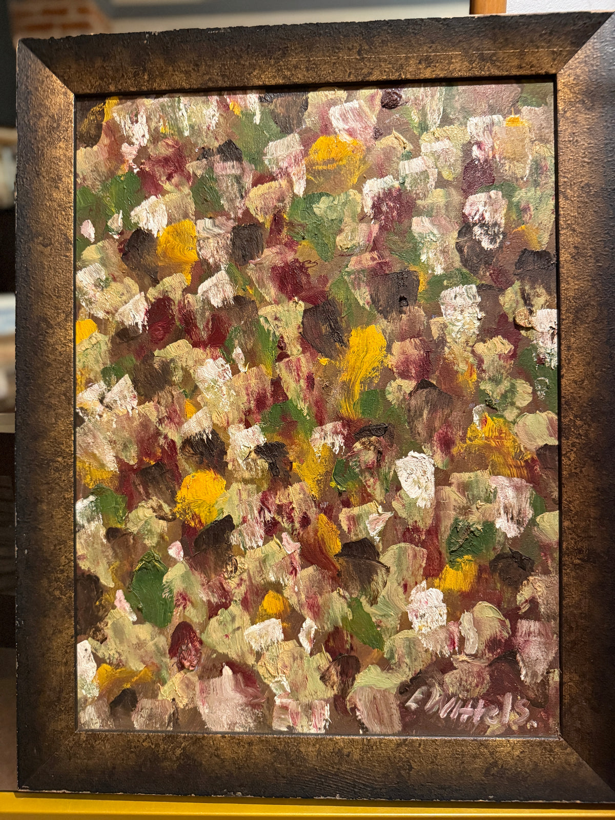 Abstract Flowers, Oil Painting