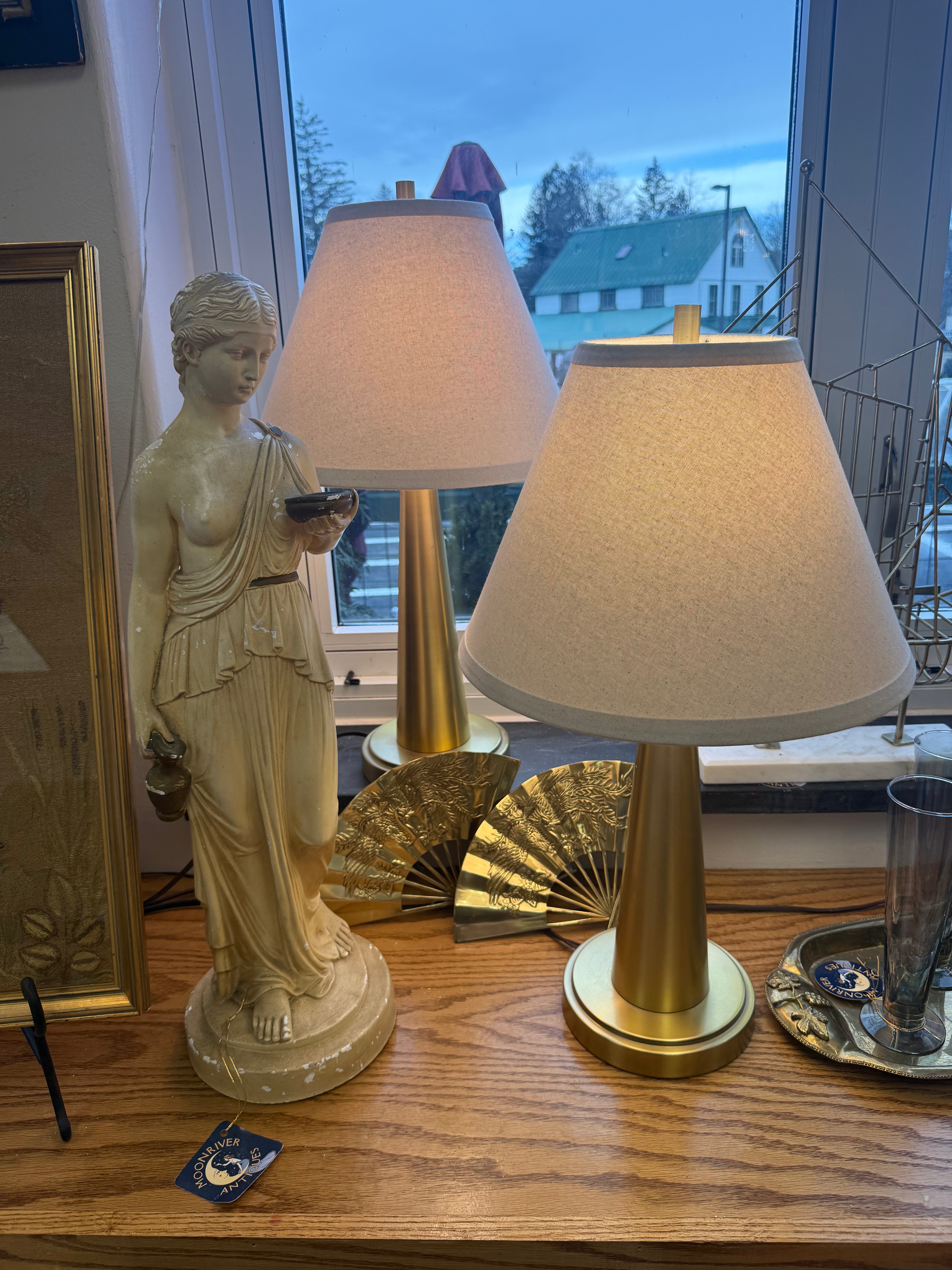 Modern Brass Table Lamp