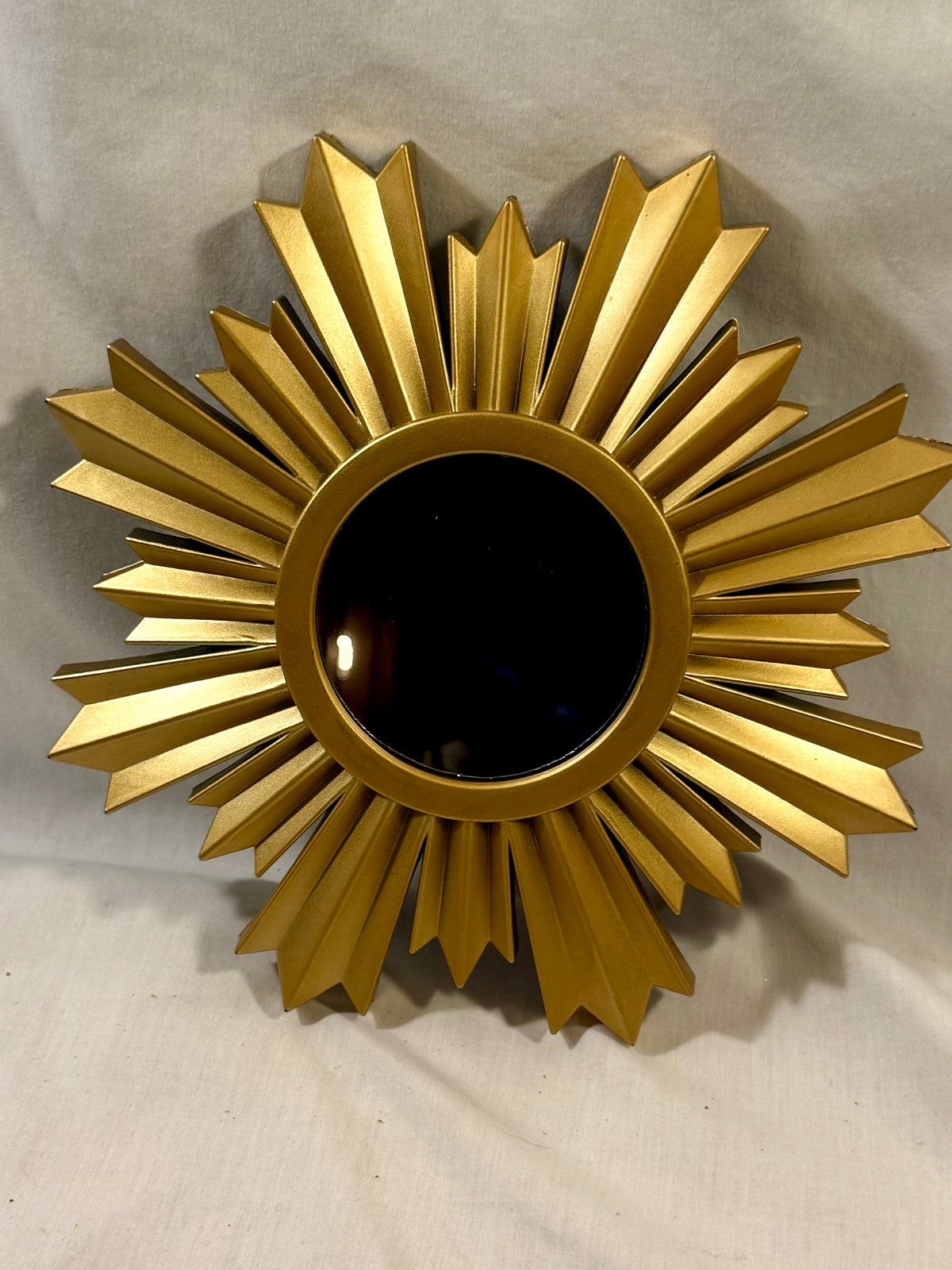 Small Gold Sunburst Mirror