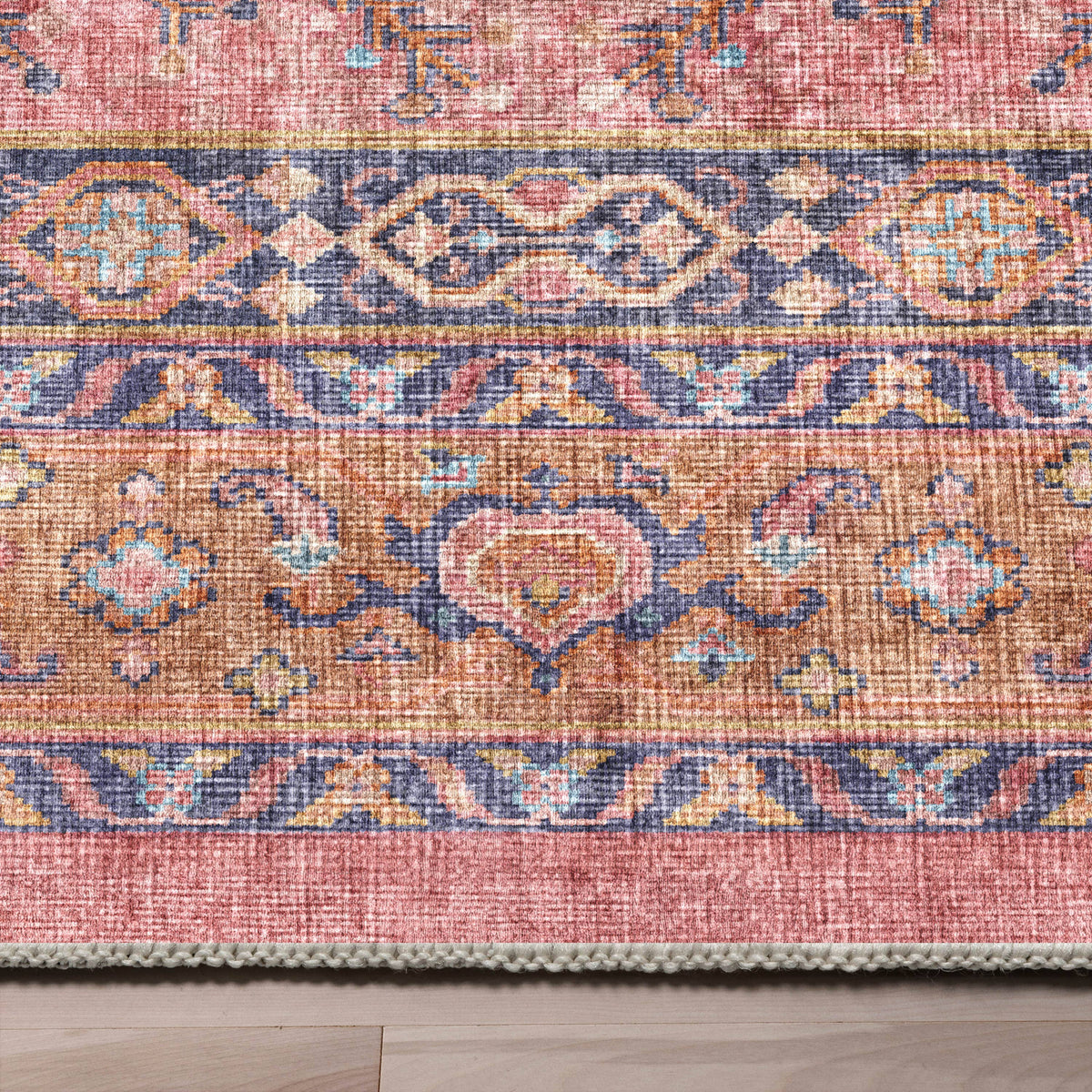 San Marino Botanical Flat-Weave Rug 5'3 x 7'3