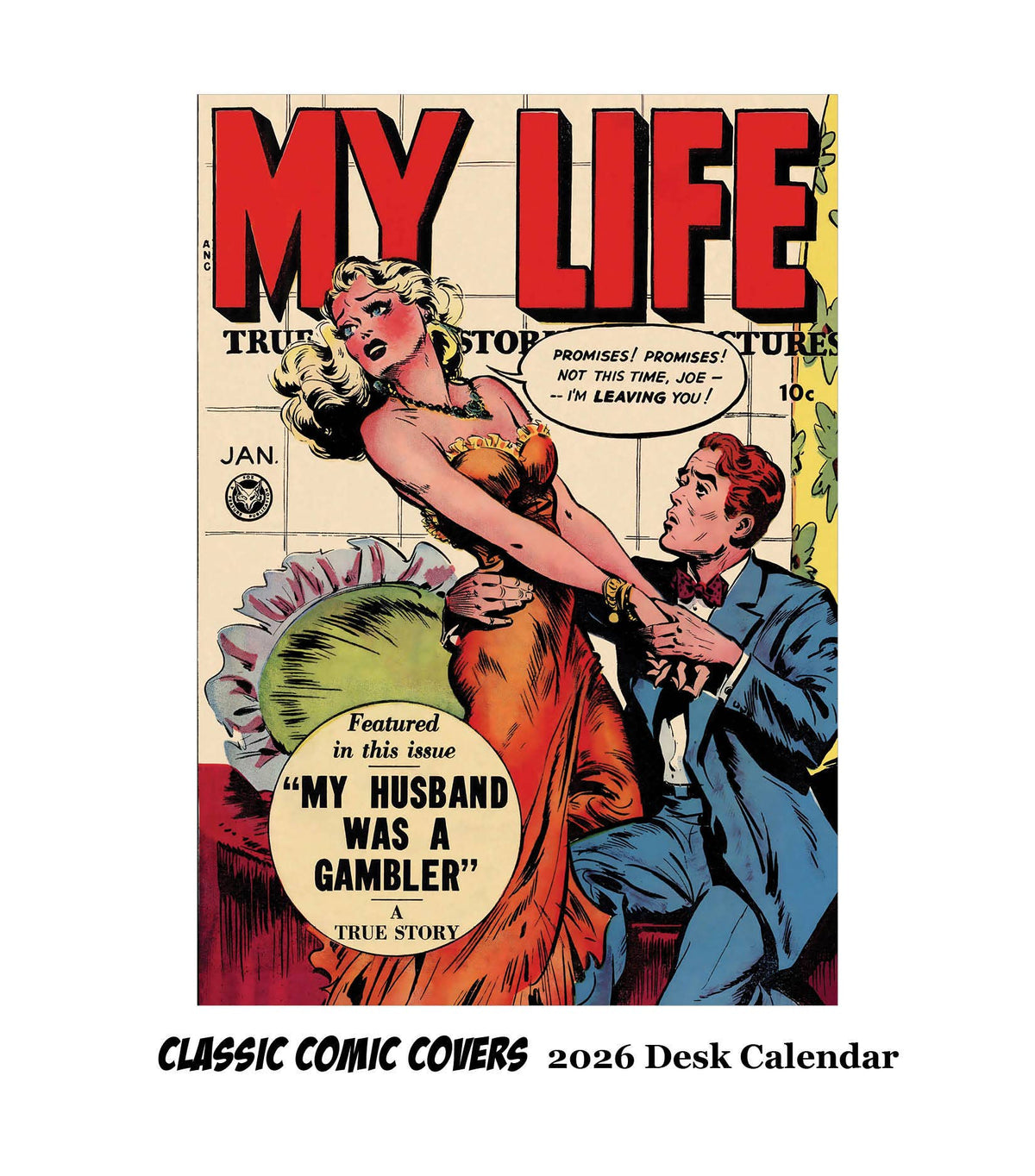 Classic Comics Desk Calendar 2026