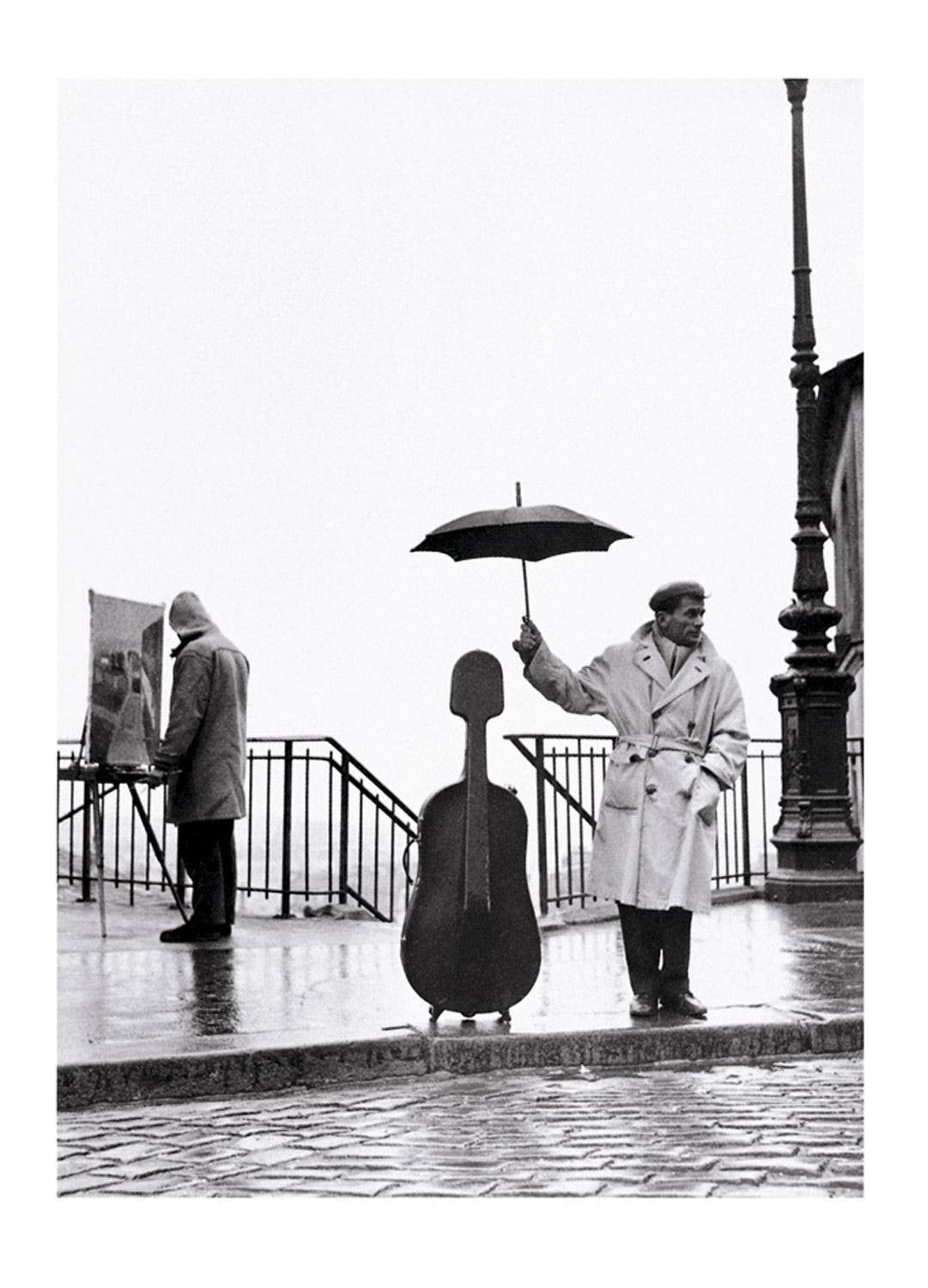 Musician In The Rain