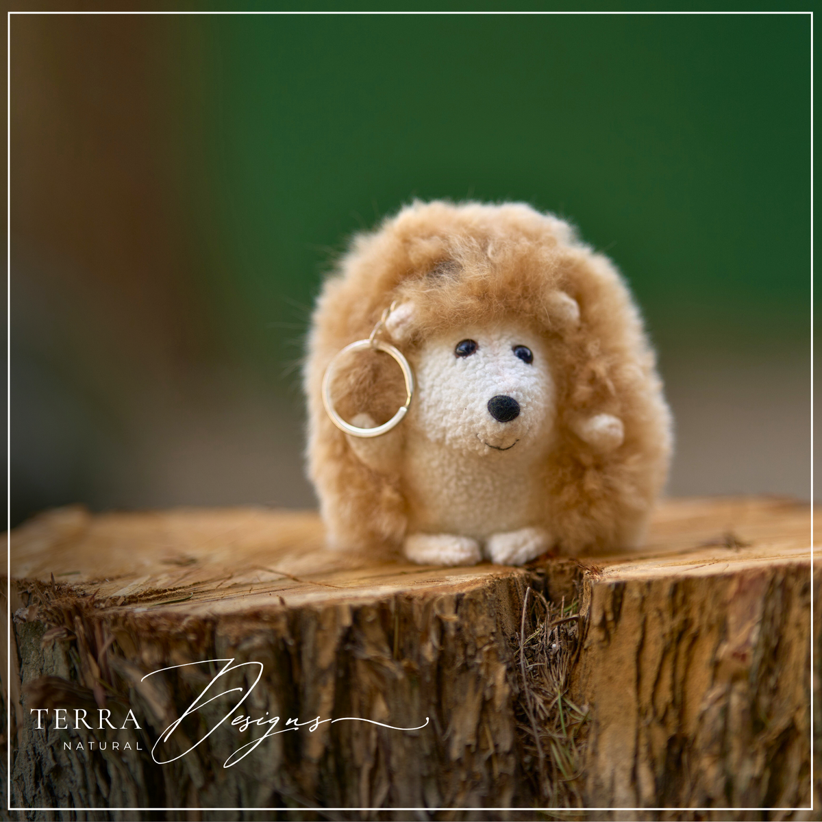 Porcupine Keychain