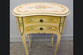 French Provincial Hand Painted Side Table