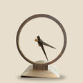Jefferson Golden Hour mystery clock, three-quarter view