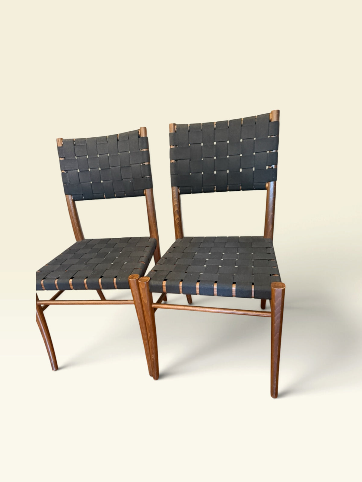 Pair of Crate & Barrel Oslo Chairs