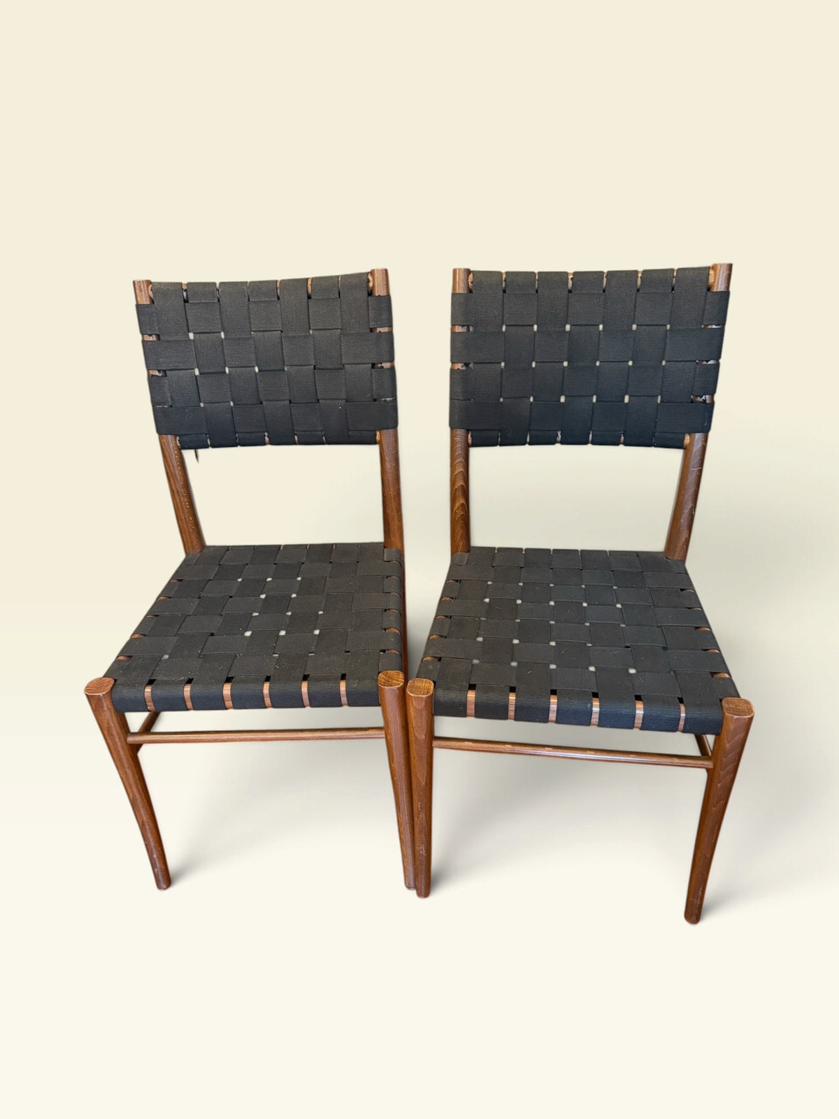 Pair of Crate & Barrel Oslo Chairs