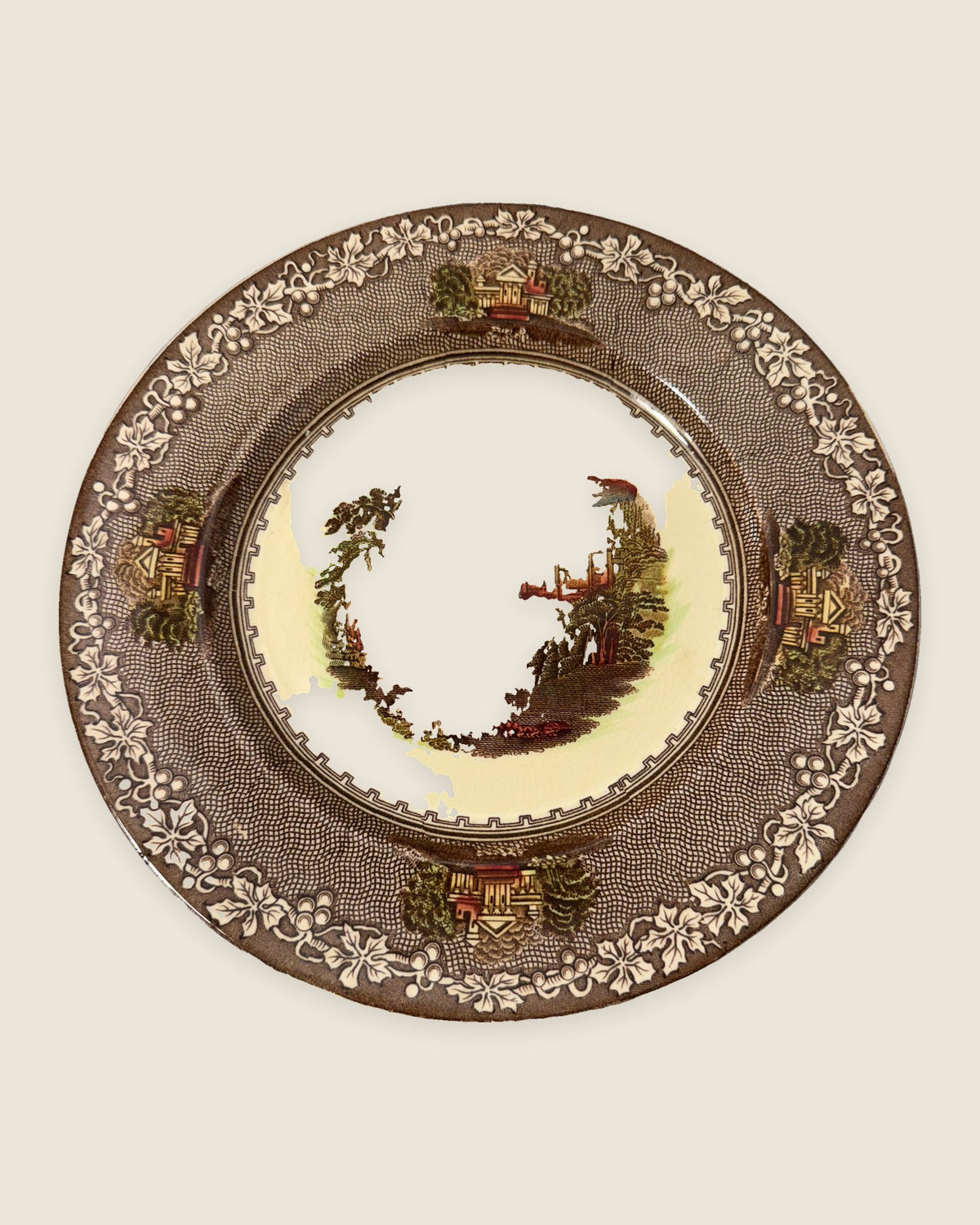 Pair of Jenny Lind Royal Straffordshire 10" Plates