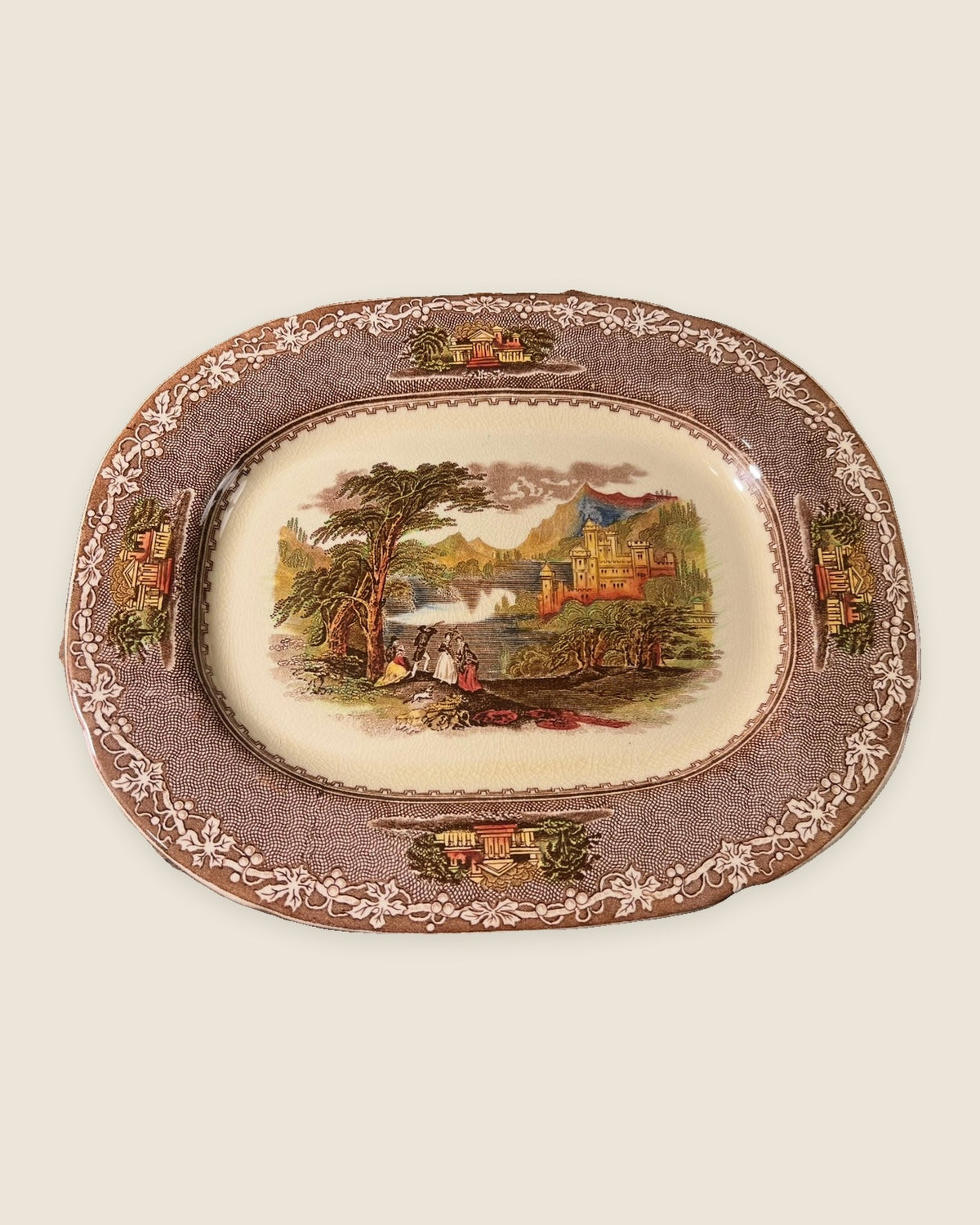 Jenny Lind Royal Straffordshire Oval Platter